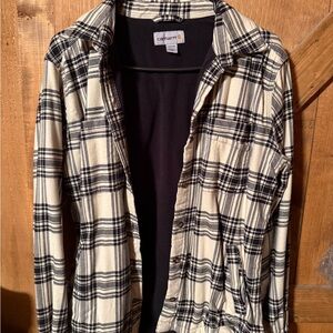 Carhartt Black & White Plaid Insulated Flannel Jacket